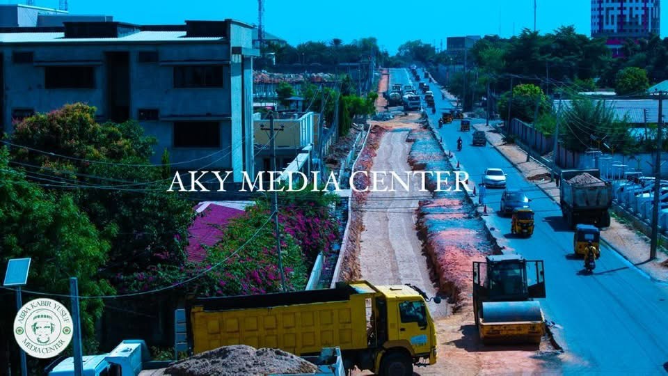 Update  on the ongoing reconstruction of Audu Bako Way to Bompai road