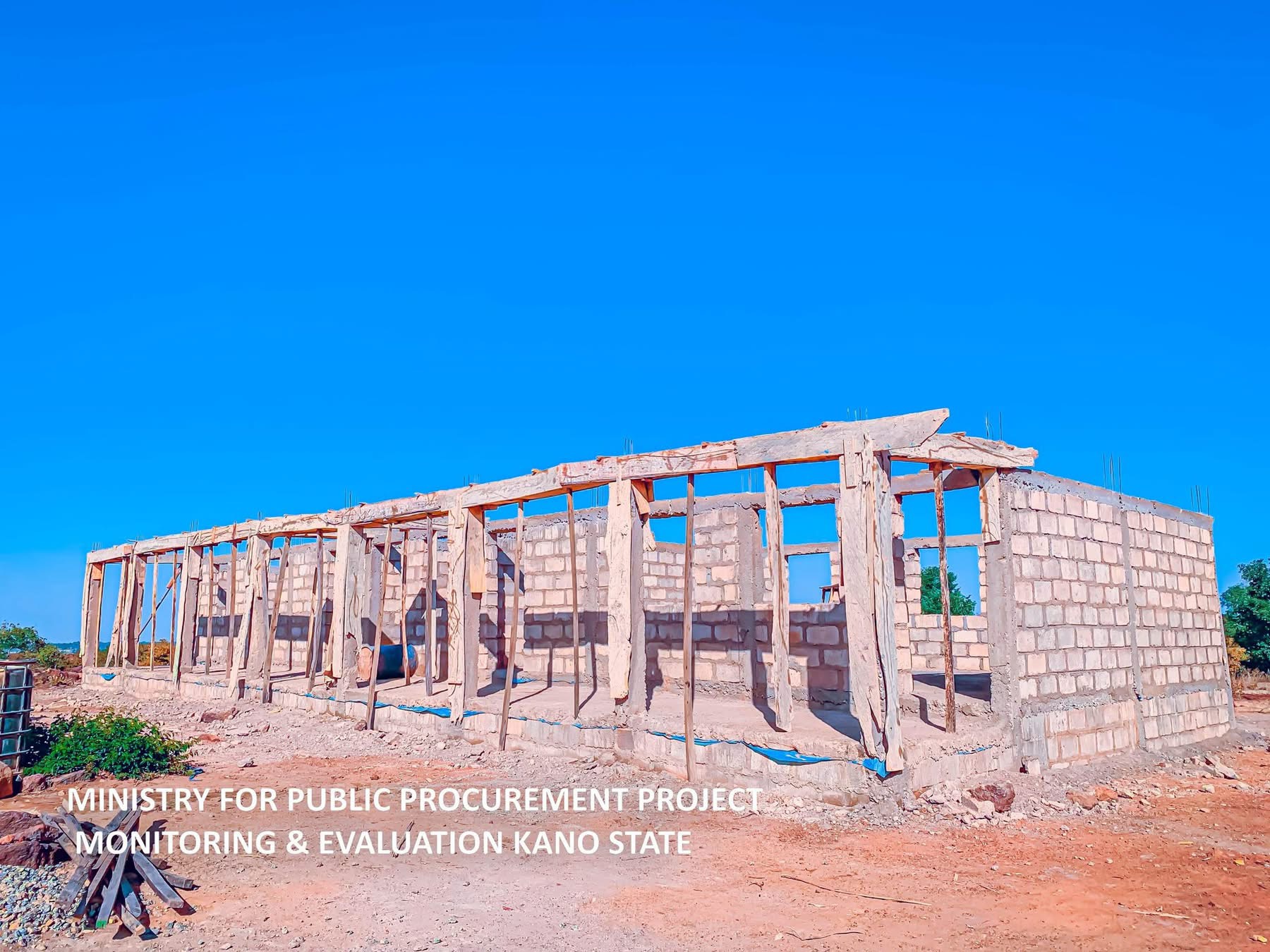 A two-classroom block is currently under construction at Baraha Primary School in Ghari Local Government Area, as part of the 2nd phase of new classroom blocks being built across the 44 local governments.
